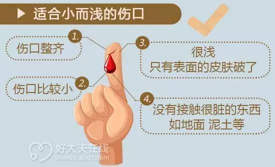 创可贴的正确用法，90%的人都用错啦！